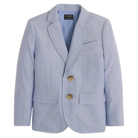 J. Crew Sz 12 Boy Cloudy Light Blue Suit Blazer & Pant Set - Picture 1 of 8